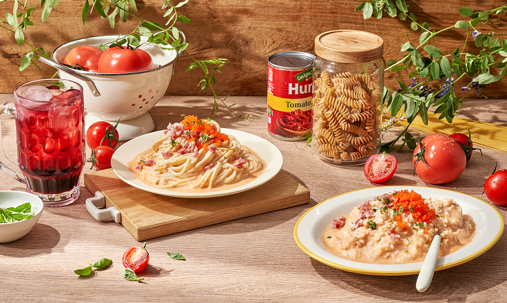 샤브샤브의 다양한 재료들